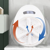 Maxbell Mini Personal Laundry Machine Washing Machine US 110 V Travel Home -White