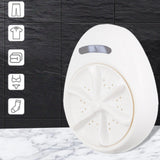 Maxbell Mini Personal Laundry Machine Washing Machine US 110 V Travel Home -White