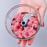 Maxbell Multifunction Manual Garlic Masher Food Processor for Nuts Chili Mincer