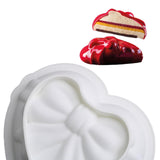 Maxbell 3D Heart Shaped Cake Mould Bakeware Chocolate Mold for Mousse Cake Ice Cream 136x108x58mm