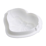 Maxbell 3D Heart Shaped Cake Mould Bakeware Chocolate Mold for Mousse Cake Ice Cream 136x108x58mm
