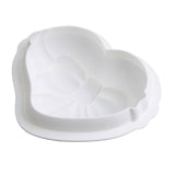 Maxbell 3D Heart Shaped Cake Mould Bakeware Chocolate Mold for Mousse Cake Ice Cream 136x108x58mm
