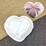 Maxbell 3D Heart Shaped Cake Mould Bakeware Chocolate Mold for Mousse Cake Ice Cream 136x108x58mm