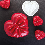 Maxbell 3D Heart Shaped Cake Mould Bakeware Chocolate Mold for Mousse Cake Ice Cream 136x108x58mm