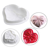 Maxbell 3D Heart Shaped Cake Mould Bakeware Chocolate Mold for Mousse Cake Ice Cream 136x108x58mm