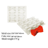 Maxbell 3D Heart Shaped Cake Mould Bakeware Chocolate Mold for Mousse Cake Ice Cream 235x205x40mm