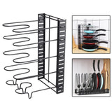 Maxbell Pot Lid Holder Expandable Pans and Pots Lid Organizer Rack Holder Organizer
