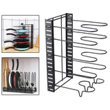 Maxbell Pot Lid Holder Expandable Pans and Pots Lid Organizer Rack Holder Organizer