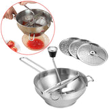 Maxbell Rotary Food Mill for Mashing, Straining & Grating Soups, Sauces, and Foods
