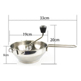 Maxbell Rotary Food Mill for Mashing, Straining & Grating Soups, Sauces, and Foods