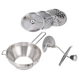 Maxbell Rotary Food Mill for Mashing, Straining & Grating Soups, Sauces, and Foods