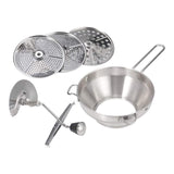 Maxbell Rotary Food Mill for Mashing, Straining & Grating Soups, Sauces, and Foods