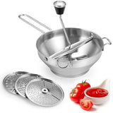 Maxbell Rotary Food Mill for Mashing, Straining & Grating Soups, Sauces, and Foods