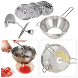 Maxbell Rotary Food Mill for Mashing, Straining & Grating Soups, Sauces, and Foods