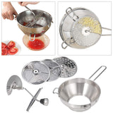 Maxbell Rotary Food Mill for Mashing, Straining & Grating Soups, Sauces, and Foods