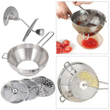 Maxbell Rotary Food Mill for Mashing, Straining & Grating Soups, Sauces, and Foods