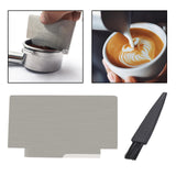 Maxbell 53mm Coffee Espresso Distribution Tool Leveler Stainless Steel Distributor+Brush
