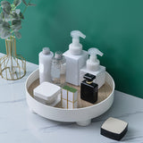 Maxbell Plastic Minimalist Home Decor Tray Storage Box for Perfume Candle Makeups Gray