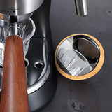 Maxbell Espresso Lens Flow Rate Mirror Coffee Machine Tool for Kitchen Beech Black