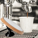 Maxbell Espresso Lens Flow Rate Mirror Coffee Machine Tool for Kitchen Beech Black