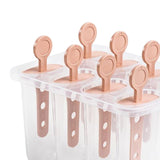Maxbell Reusable Popsicle Mould Easy Release Ice Cream Molds Kitchen Tools Pink