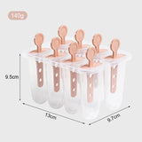 Maxbell Reusable Popsicle Mould Easy Release Ice Cream Molds Kitchen Tools Pink