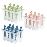 Maxbell Reusable Popsicle Mould Easy Release Ice Cream Molds Kitchen Tools Pink