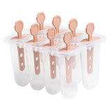 Maxbell Reusable Popsicle Mould Easy Release Ice Cream Molds Kitchen Tools Pink