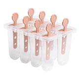 Maxbell Reusable Popsicle Mould Easy Release Ice Cream Molds Kitchen Tools Pink