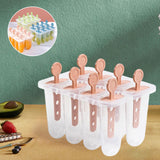 Maxbell Reusable Popsicle Mould Easy Release Ice Cream Molds Kitchen Tools Pink