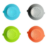 Maxbell Multifunctional Air Fryer Silicone Pot Heat Resistant for Air Fryer  Blue