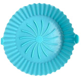 Maxbell Multifunctional Air Fryer Silicone Pot Heat Resistant for Air Fryer  Blue