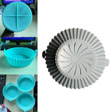 Maxbell Multifunctional Air Fryer Silicone Pot Heat Resistant for Air Fryer  Grey