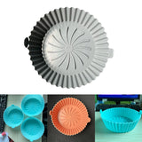Maxbell Multifunctional Air Fryer Silicone Pot Heat Resistant for Air Fryer  Grey