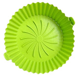 Maxbell Multifunctional Air Fryer Silicone Pot Heat Resistant for Air Fryer  Green