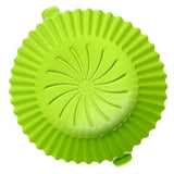 Maxbell Multifunctional Air Fryer Silicone Pot Heat Resistant for Air Fryer  Green
