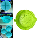 Maxbell Multifunctional Air Fryer Silicone Pot Heat Resistant for Air Fryer  Green
