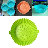 Maxbell Multifunctional Air Fryer Silicone Pot Heat Resistant for Air Fryer  Green