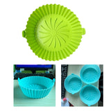 Maxbell Multifunctional Air Fryer Silicone Pot Heat Resistant for Air Fryer  Green