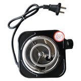 Maxbell Electric Single Burner Cooktop Adjustable Temperature Hot Plate Black 500W