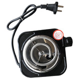 Maxbell Electric Single Burner Cooktop Adjustable Temperature Hot Plate Black 500W