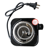 Maxbell Electric Single Burner Cooktop Adjustable Temperature Hot Plate Black 500W