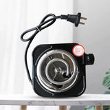 Maxbell Electric Single Burner Cooktop Adjustable Temperature Hot Plate Black 500W