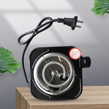 Maxbell Electric Single Burner Cooktop Adjustable Temperature Hot Plate Black 500W