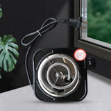 Maxbell Electric Single Burner Cooktop Adjustable Temperature Hot Plate Black 500W