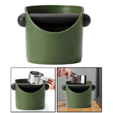 Maxbell Coffee Knock Box Detachable Knock Bar Non Slip Base for Coffee Shop  Green