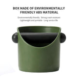 Maxbell Coffee Knock Box Detachable Knock Bar Non Slip Base for Coffee Shop  Green