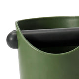 Maxbell Coffee Knock Box Detachable Knock Bar Non Slip Base for Coffee Shop  Green