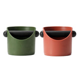 Maxbell Coffee Knock Box Detachable Knock Bar Non Slip Base for Coffee Shop  Green