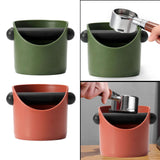Maxbell Coffee Knock Box Detachable Knock Bar Non Slip Base for Coffee Shop  Green